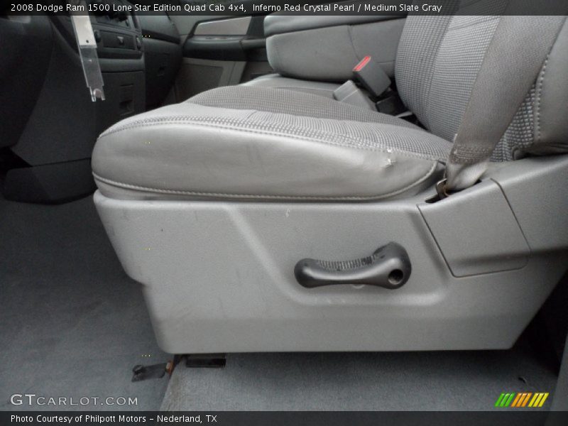 Inferno Red Crystal Pearl / Medium Slate Gray 2008 Dodge Ram 1500 Lone Star Edition Quad Cab 4x4