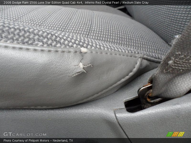 Inferno Red Crystal Pearl / Medium Slate Gray 2008 Dodge Ram 1500 Lone Star Edition Quad Cab 4x4
