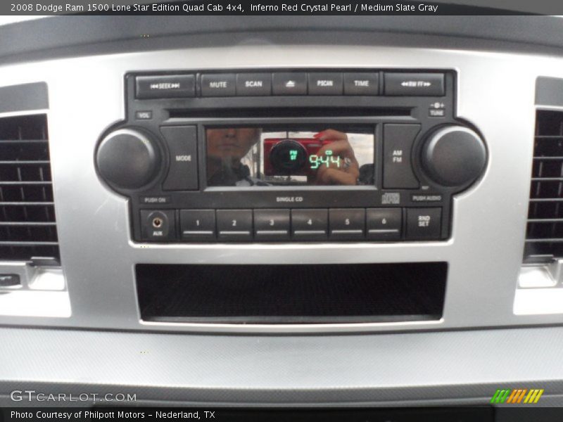 Inferno Red Crystal Pearl / Medium Slate Gray 2008 Dodge Ram 1500 Lone Star Edition Quad Cab 4x4