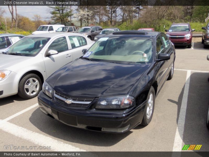 Black / Neutral Beige 2005 Chevrolet Impala LS