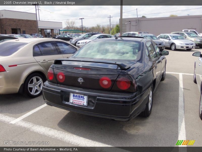 Black / Neutral Beige 2005 Chevrolet Impala LS