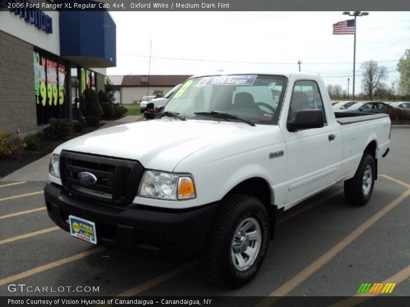 Oxford White / Medium Dark Flint 2006 Ford Ranger XL Regular Cab 4x4