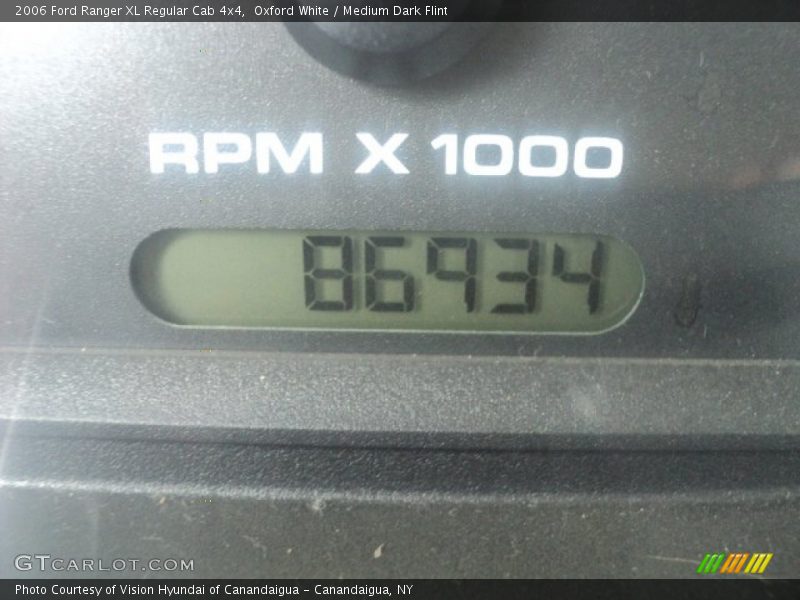 Oxford White / Medium Dark Flint 2006 Ford Ranger XL Regular Cab 4x4