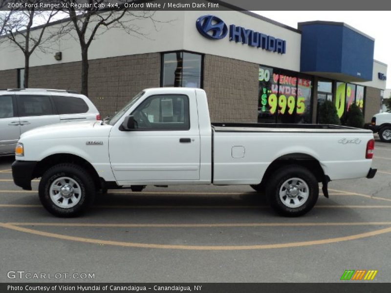 Oxford White / Medium Dark Flint 2006 Ford Ranger XL Regular Cab 4x4