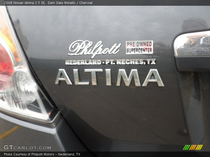 Dark Slate Metallic / Charcoal 2008 Nissan Altima 3.5 SE
