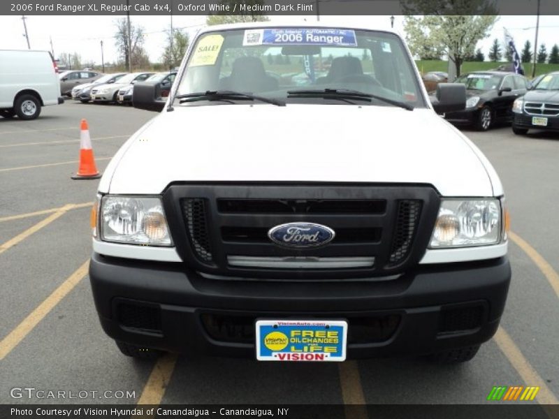 Oxford White / Medium Dark Flint 2006 Ford Ranger XL Regular Cab 4x4