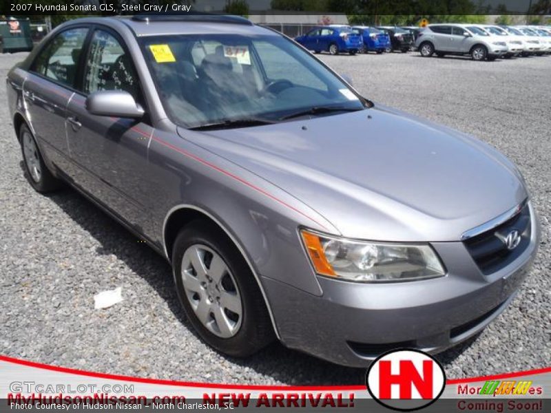 Steel Gray / Gray 2007 Hyundai Sonata GLS