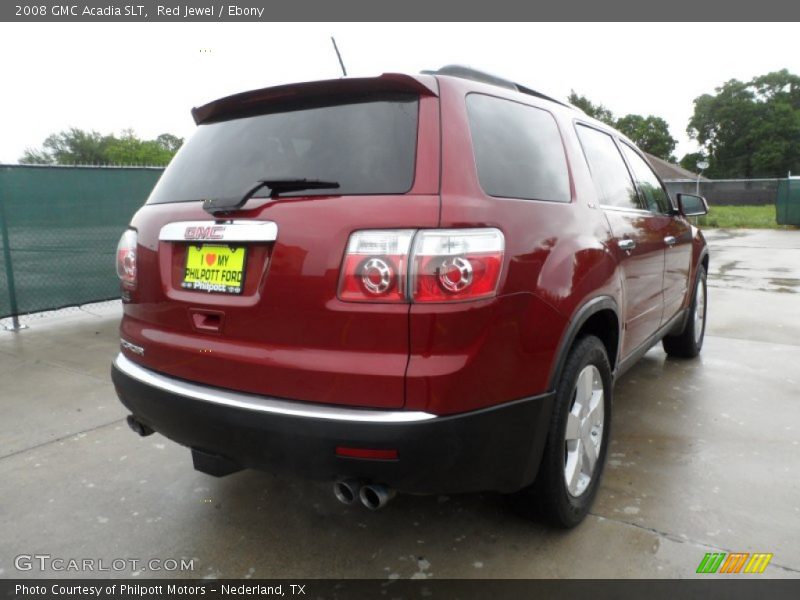 Red Jewel / Ebony 2008 GMC Acadia SLT