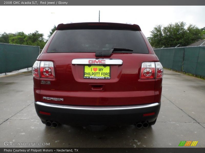 Red Jewel / Ebony 2008 GMC Acadia SLT