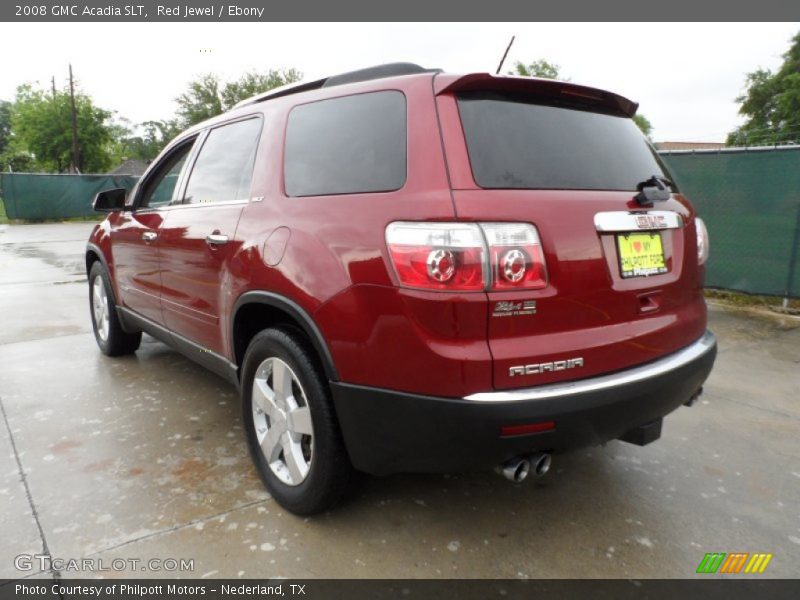 Red Jewel / Ebony 2008 GMC Acadia SLT