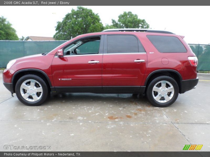 Red Jewel / Ebony 2008 GMC Acadia SLT