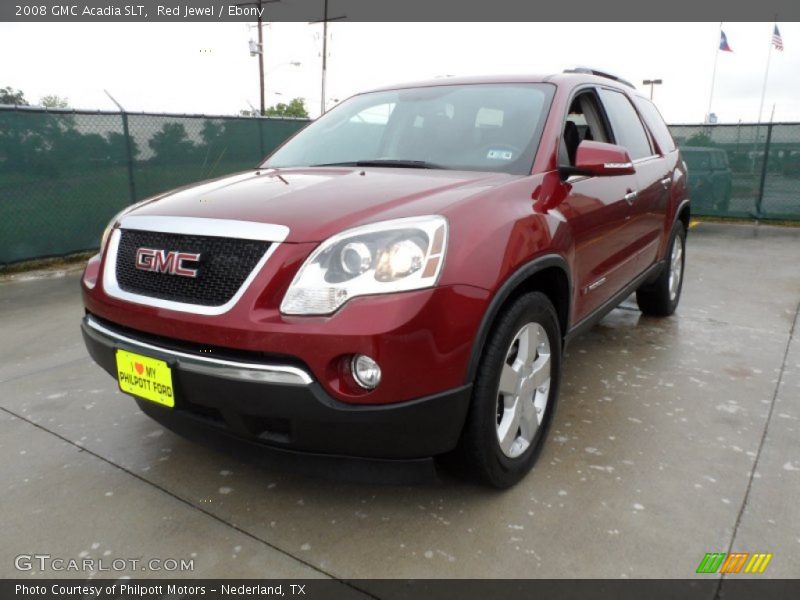 Red Jewel / Ebony 2008 GMC Acadia SLT