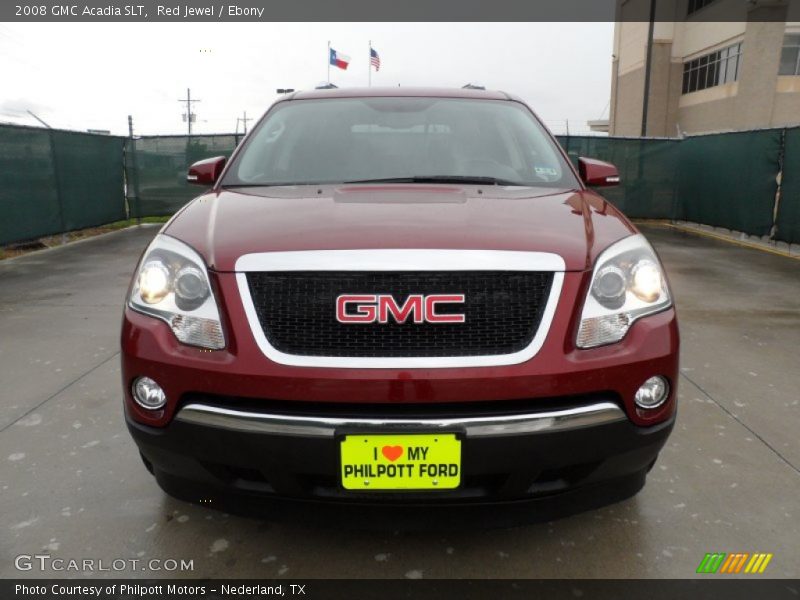 Red Jewel / Ebony 2008 GMC Acadia SLT