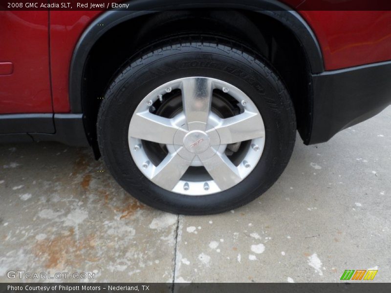 Red Jewel / Ebony 2008 GMC Acadia SLT