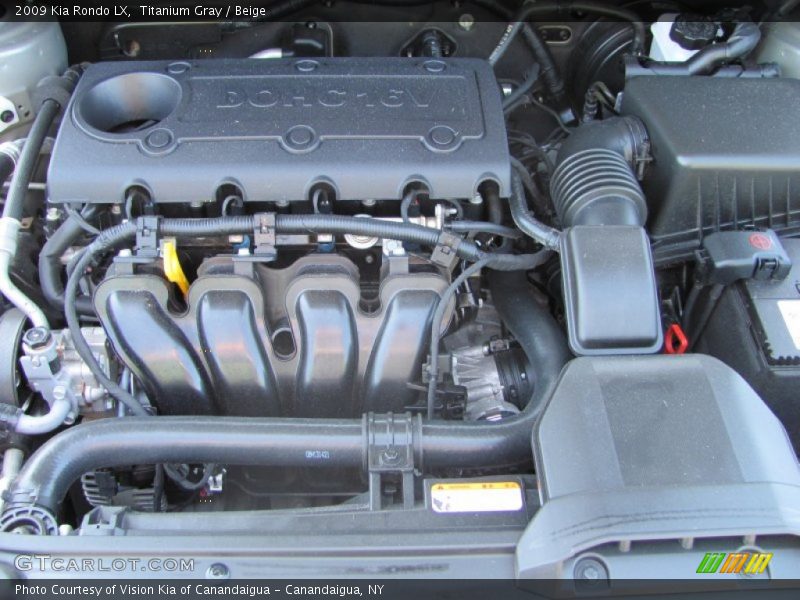 Titanium Gray / Beige 2009 Kia Rondo LX