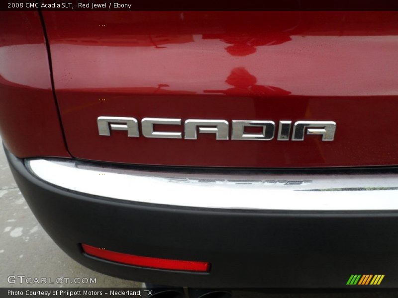 Red Jewel / Ebony 2008 GMC Acadia SLT