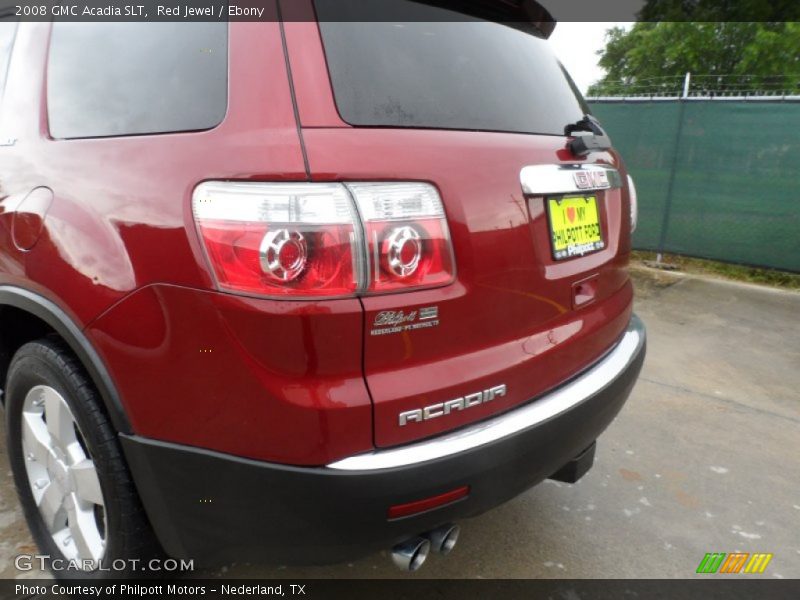 Red Jewel / Ebony 2008 GMC Acadia SLT