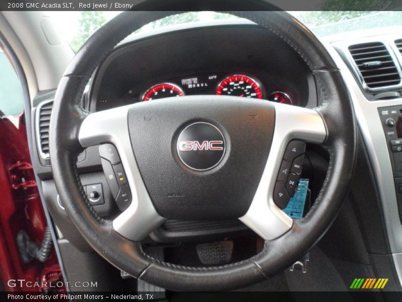 Red Jewel / Ebony 2008 GMC Acadia SLT