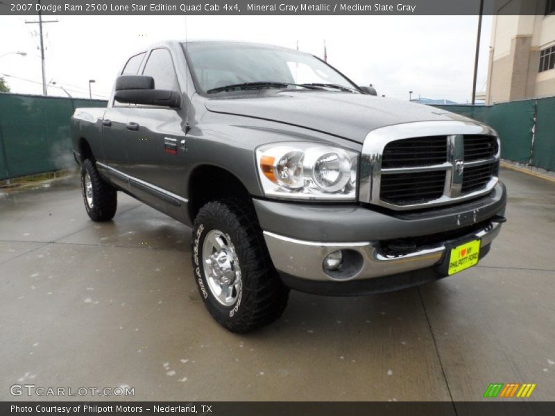 Mineral Gray Metallic / Medium Slate Gray 2007 Dodge Ram 2500 Lone Star Edition Quad Cab 4x4