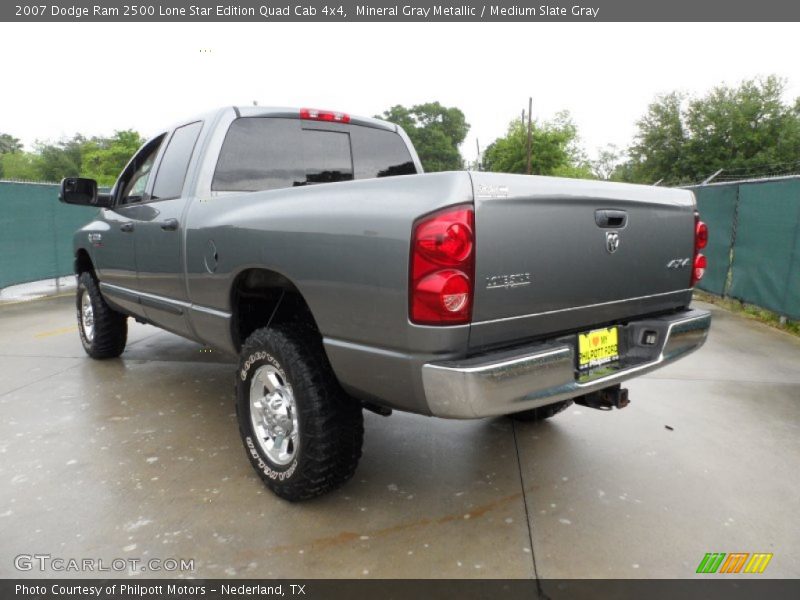 Mineral Gray Metallic / Medium Slate Gray 2007 Dodge Ram 2500 Lone Star Edition Quad Cab 4x4