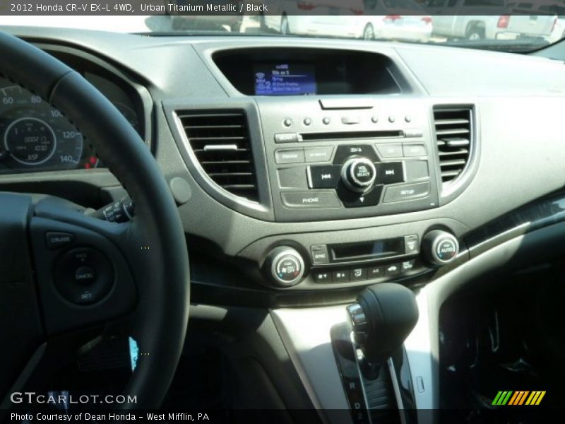 Urban Titanium Metallic / Black 2012 Honda CR-V EX-L 4WD