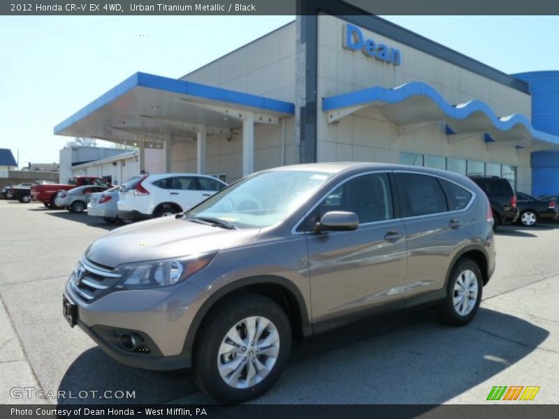 Urban Titanium Metallic / Black 2012 Honda CR-V EX 4WD