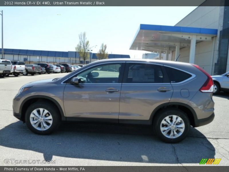Urban Titanium Metallic / Black 2012 Honda CR-V EX 4WD