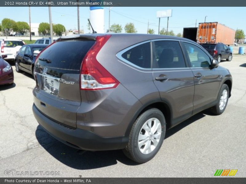 Urban Titanium Metallic / Black 2012 Honda CR-V EX 4WD