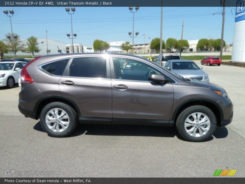 Urban Titanium Metallic / Black 2012 Honda CR-V EX 4WD