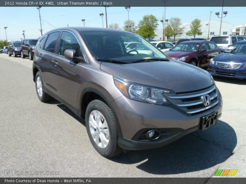 Urban Titanium Metallic / Black 2012 Honda CR-V EX 4WD