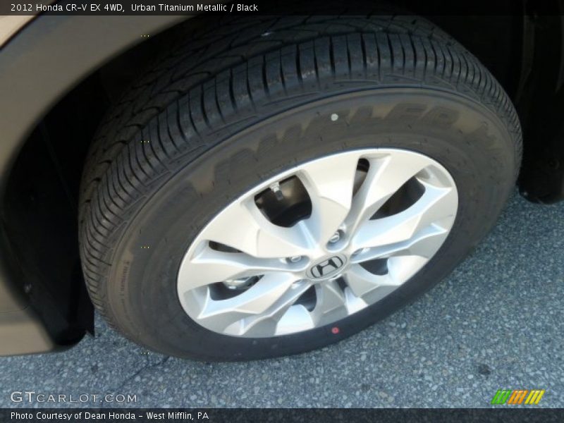 Urban Titanium Metallic / Black 2012 Honda CR-V EX 4WD
