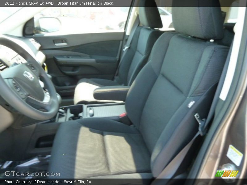 Urban Titanium Metallic / Black 2012 Honda CR-V EX 4WD