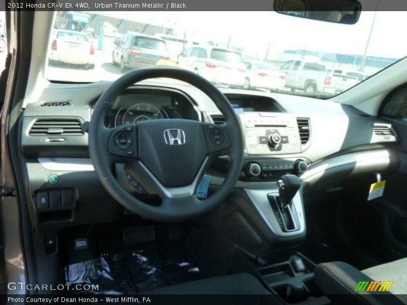 Urban Titanium Metallic / Black 2012 Honda CR-V EX 4WD