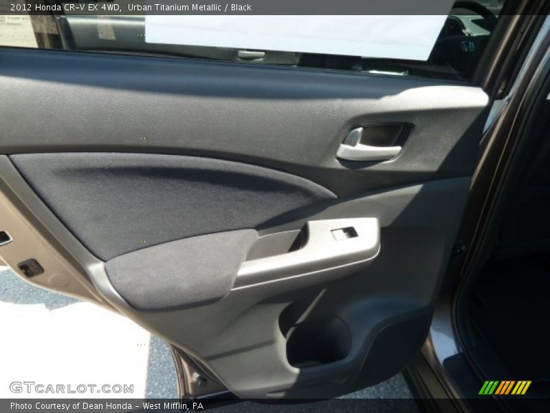 Urban Titanium Metallic / Black 2012 Honda CR-V EX 4WD