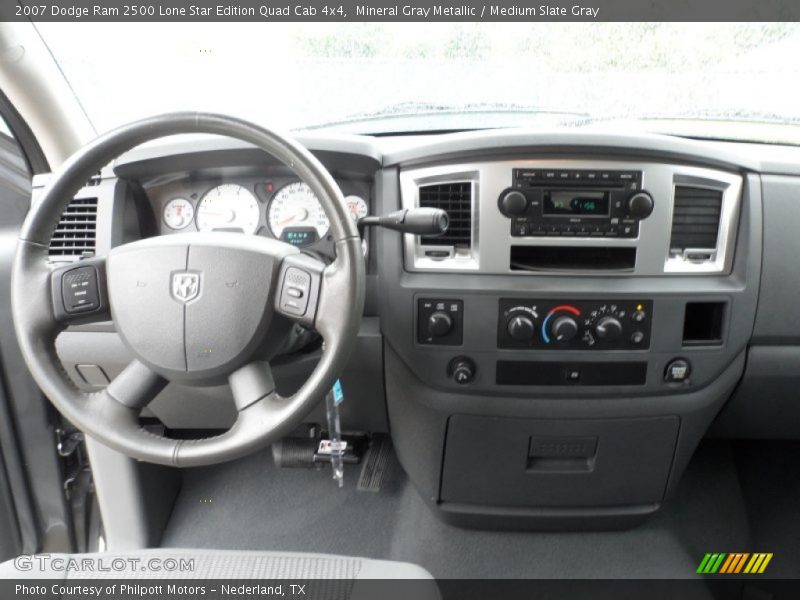 Mineral Gray Metallic / Medium Slate Gray 2007 Dodge Ram 2500 Lone Star Edition Quad Cab 4x4