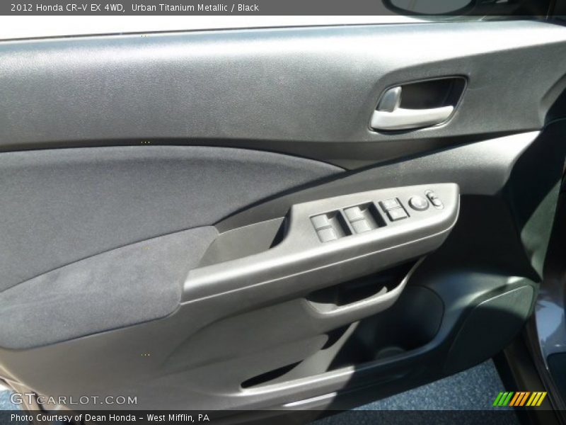 Urban Titanium Metallic / Black 2012 Honda CR-V EX 4WD