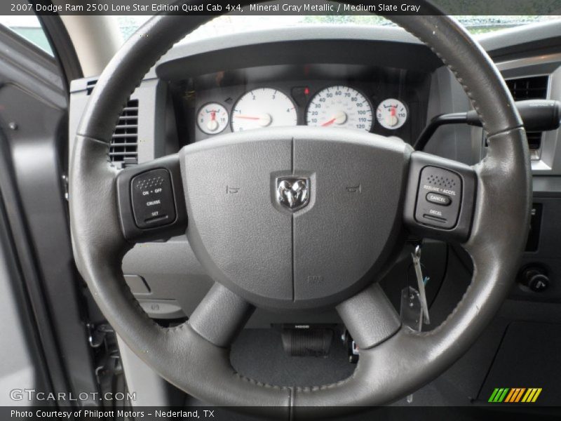 Mineral Gray Metallic / Medium Slate Gray 2007 Dodge Ram 2500 Lone Star Edition Quad Cab 4x4