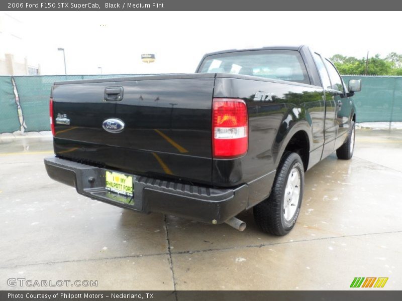 Black / Medium Flint 2006 Ford F150 STX SuperCab