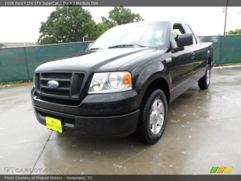 Black / Medium Flint 2006 Ford F150 STX SuperCab