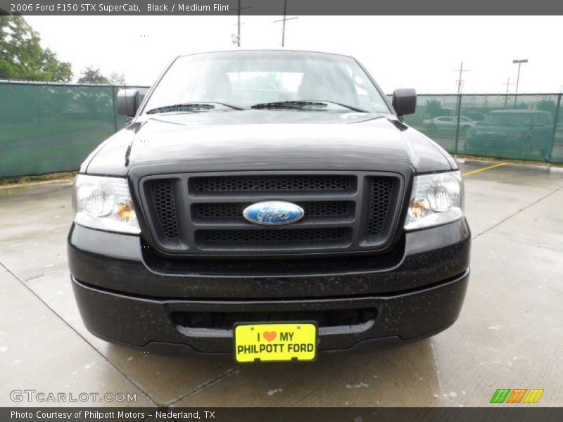 Black / Medium Flint 2006 Ford F150 STX SuperCab