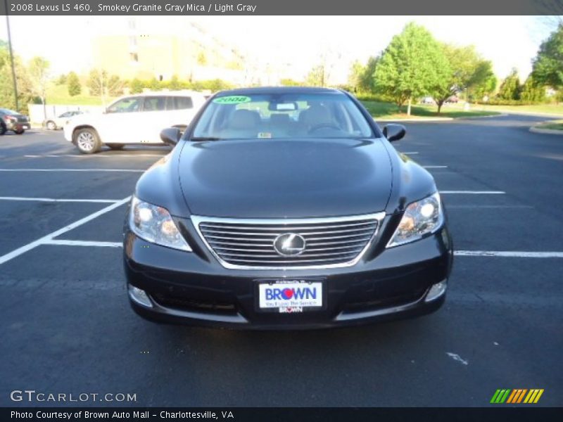 Smokey Granite Gray Mica / Light Gray 2008 Lexus LS 460