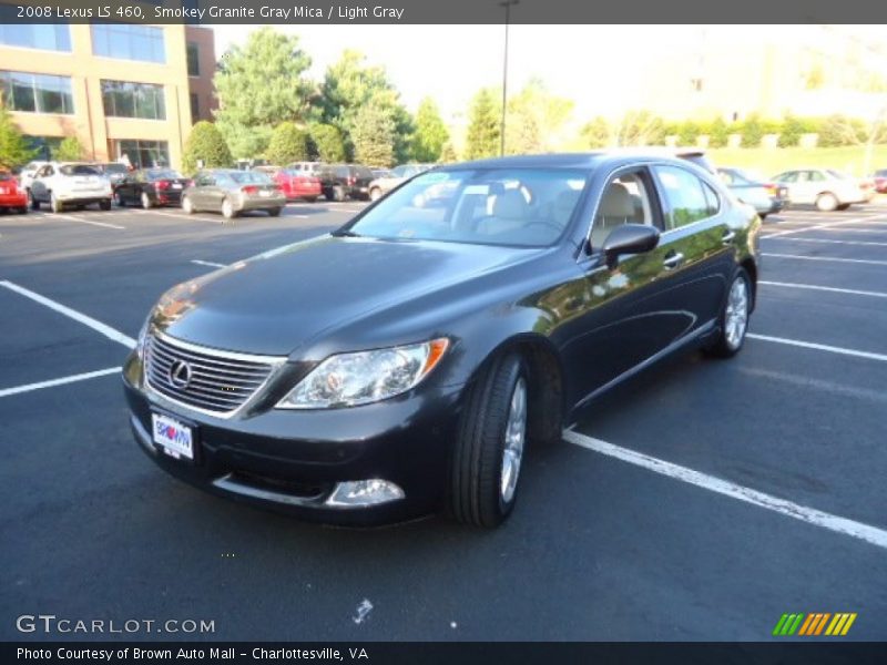 Smokey Granite Gray Mica / Light Gray 2008 Lexus LS 460