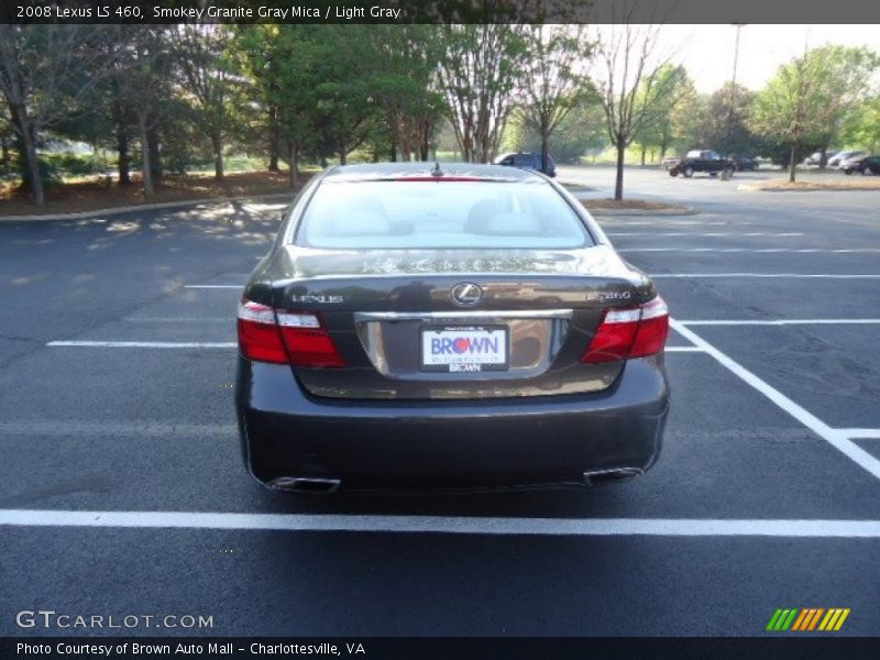 Smokey Granite Gray Mica / Light Gray 2008 Lexus LS 460