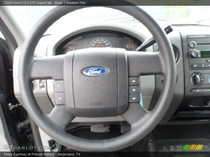 Black / Medium Flint 2006 Ford F150 STX SuperCab