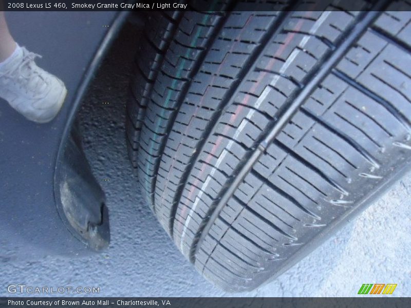 Smokey Granite Gray Mica / Light Gray 2008 Lexus LS 460