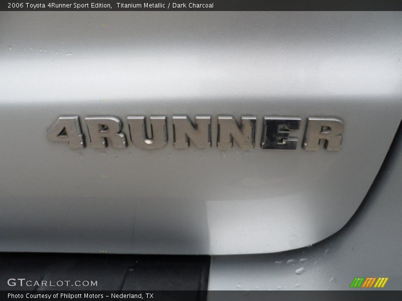 Titanium Metallic / Dark Charcoal 2006 Toyota 4Runner Sport Edition