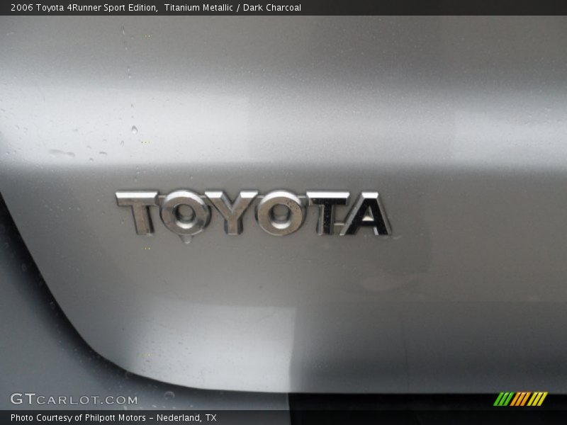 Titanium Metallic / Dark Charcoal 2006 Toyota 4Runner Sport Edition