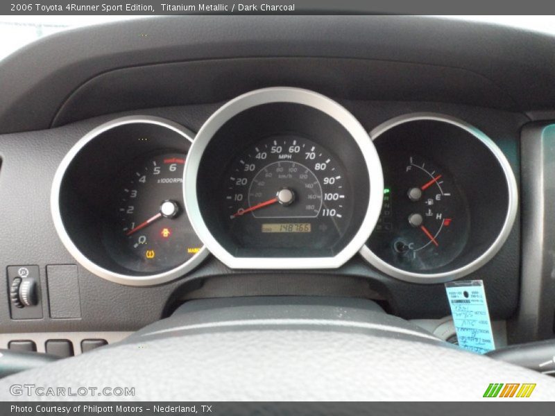 Titanium Metallic / Dark Charcoal 2006 Toyota 4Runner Sport Edition