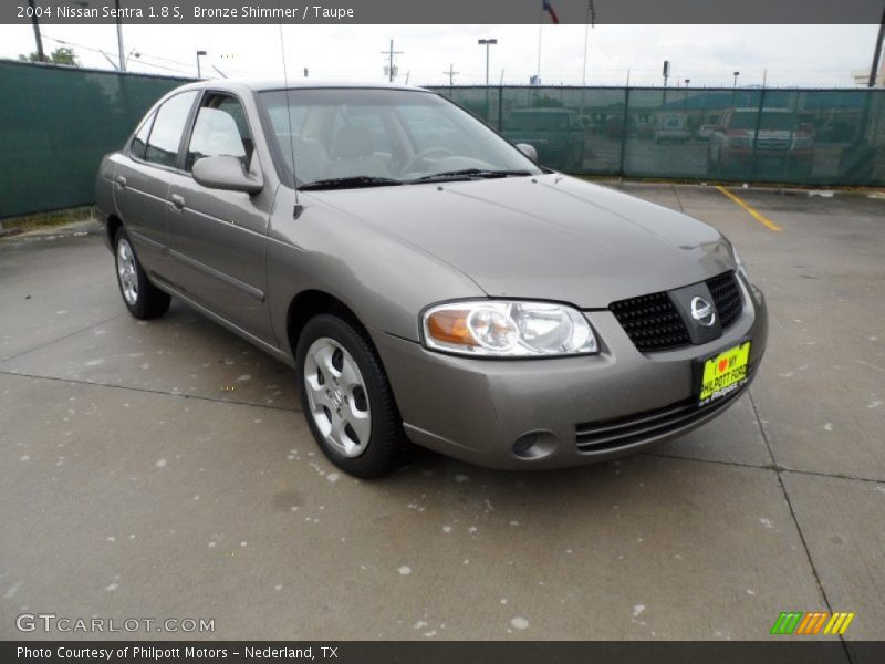 Bronze Shimmer / Taupe 2004 Nissan Sentra 1.8 S