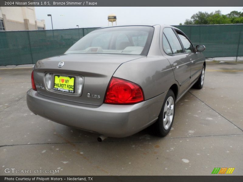 Bronze Shimmer / Taupe 2004 Nissan Sentra 1.8 S